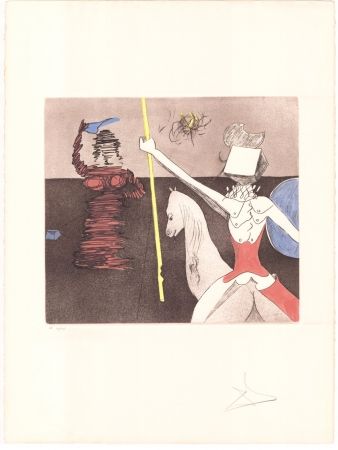 彫版 Dali - Don Quijote - après la bataille