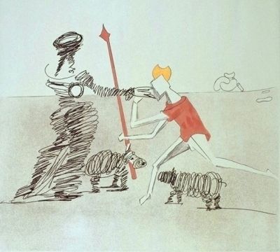 彫版 Dali - Don Quijote - Pastorale