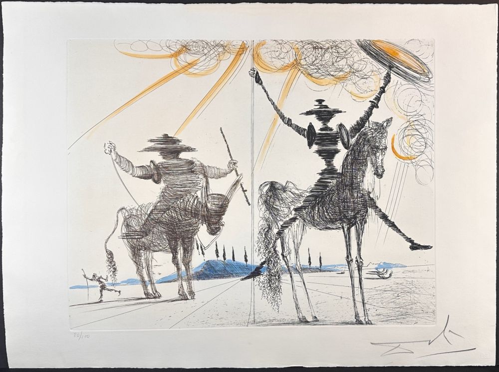 彫版 Dali - Don Quixote