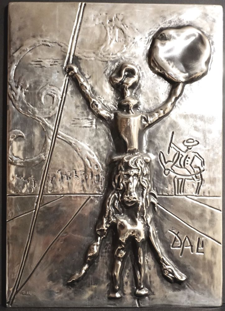 多数の Dali - Don Quixote Silver Bas Relief With Original Box