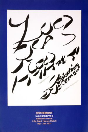 リトグラフ Dotremont - Dotremont, logogrammes, 1971