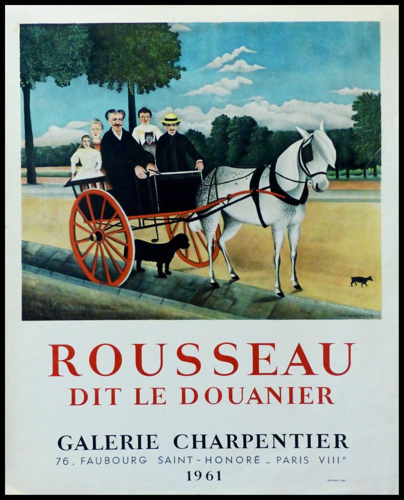 掲示 Rousseau - DOUANIER ROUSSEAU GALERIE CHARPENTIER ROUSSEAU DIT LE DOUANIER 