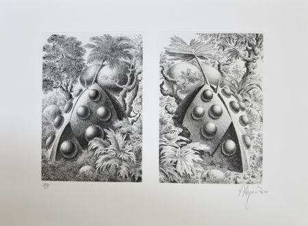 彫版 Alejandro - Double beetle forest