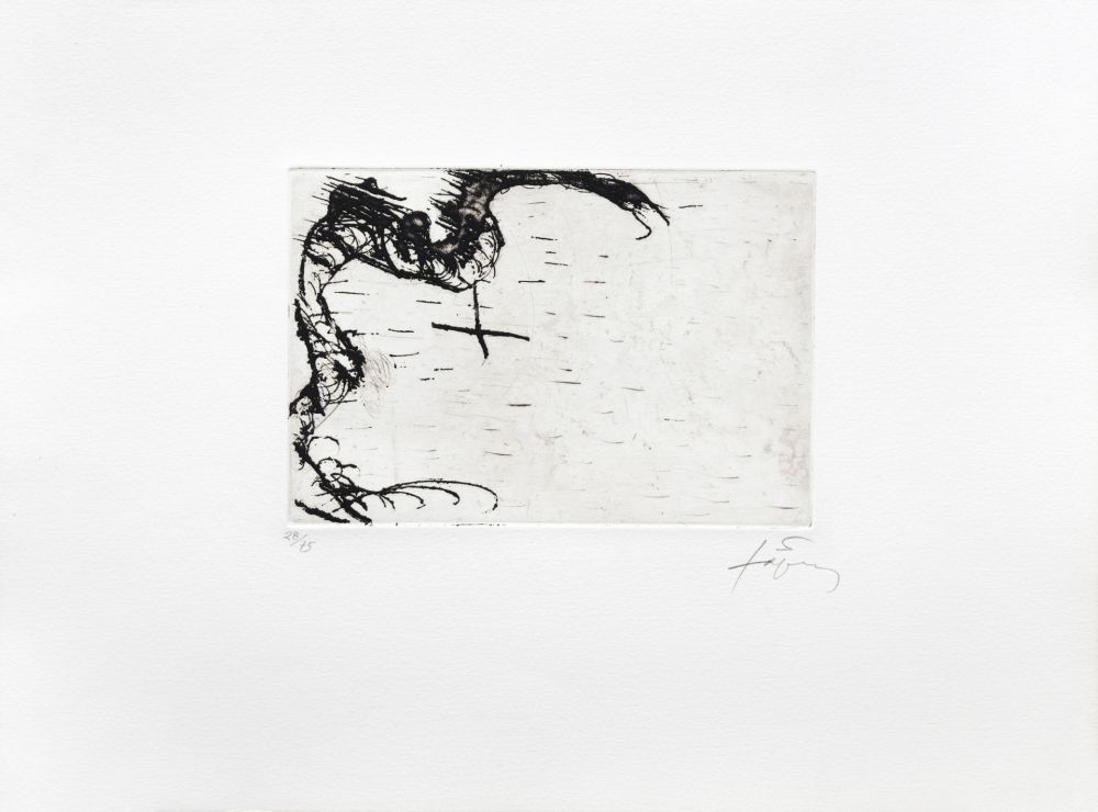 彫版 Tàpies - Dragon 