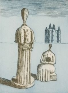 彫版 De Chirico - Dualité, les muses inquiétantes