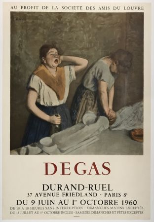 リトグラフ Degas - Durand-Ruel