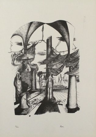 リトグラフ Zimmermann - Durch ein Nadelöhr II / Through a Needle's Eye II