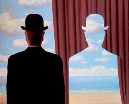 リトグラフ Magritte - Décalcomanie