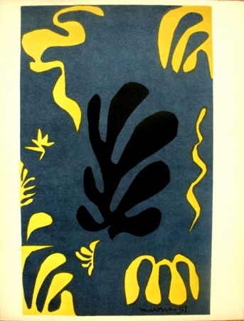 リトグラフ Matisse - Découpages pour le XX e  Siecle