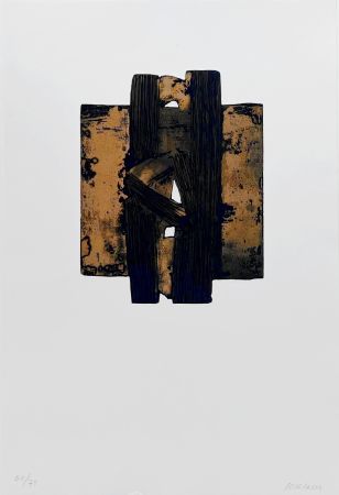 エッチング Soulages - Eau-forte XXVIII 