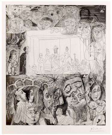 彫版 Picasso -  Ecce Homo, d'Après 