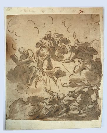 技術的なありません Anonyme - Ecole italienne, XVIIIe, cercle de Giovanni  PIAZZETTA (1682-1754) .  L'Ascension