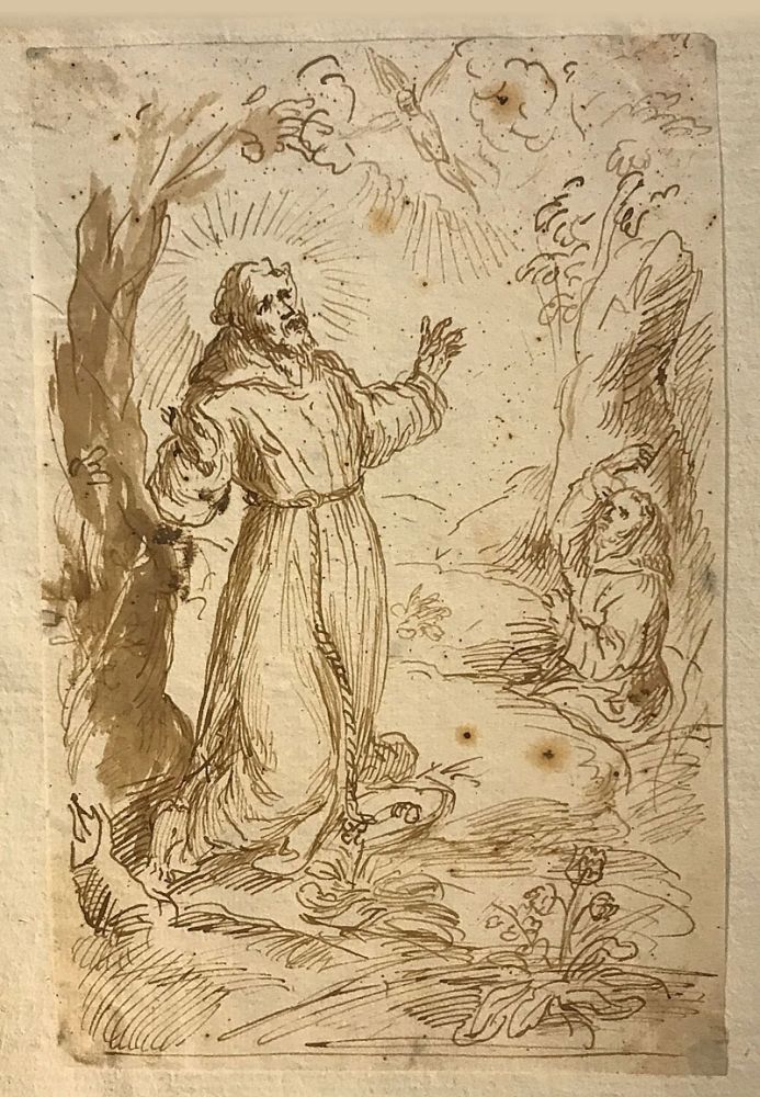技術的なありません Anonyme - Ecole italienne, XVIIIe.  Saint François