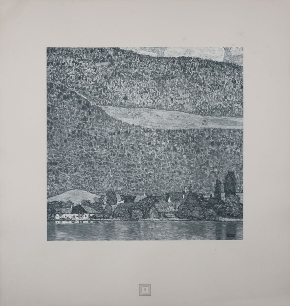 リトグラフ Klimt (After) - Eine Nachlese Folio, Unterach am Attersee, 1931