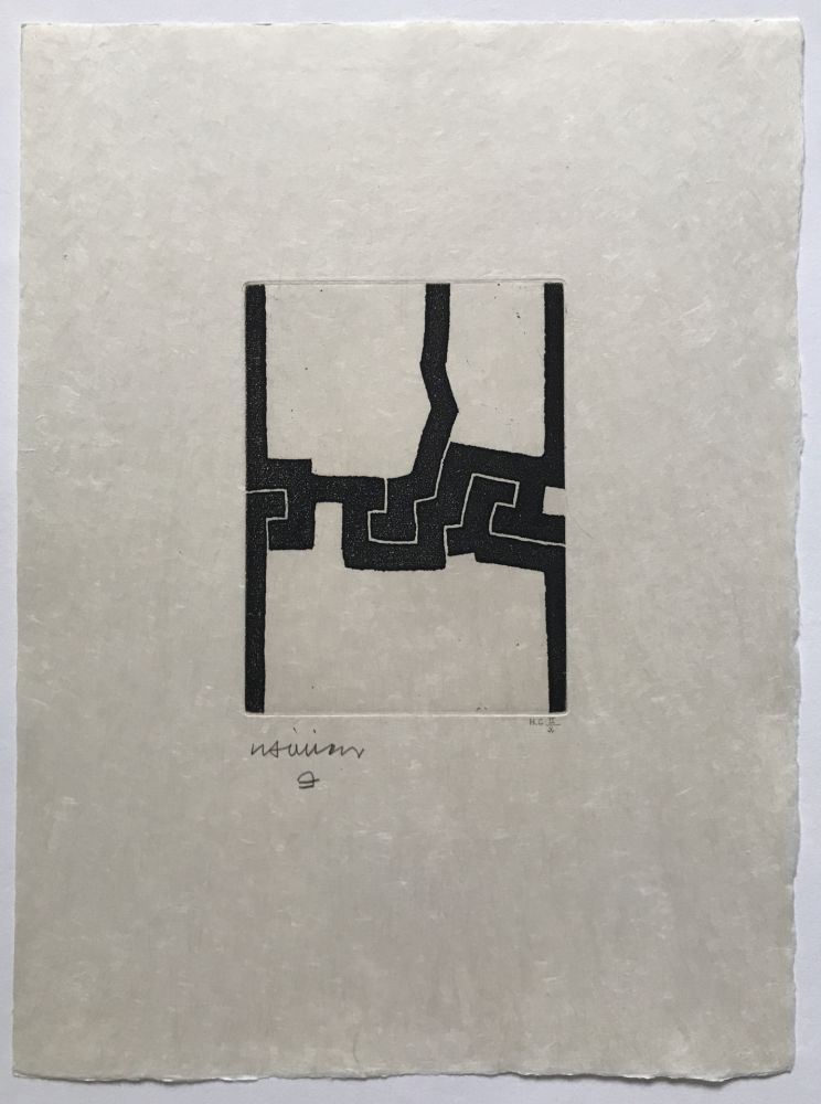 彫版 Chillida - Eintsu (Paroles Peintes V)