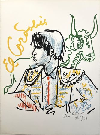 リトグラフ Cocteau - EL CORDOBES (Magnan : Taureaux. 1963/1965)