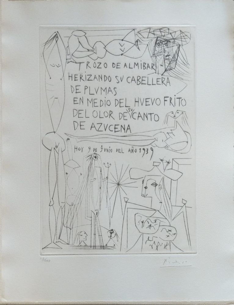 挿絵入り本 Picasso - El entierro del Conde de Orgaz