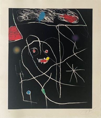 エッチングと　アクチアント Miró - El Pi De Formentor 