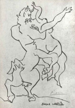 ポイントーセッシュ Picasso - El rapto de Jezabel por Quirón El Centauro I