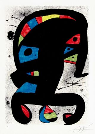 リトグラフ Miró - El Rei Garrell, 1979