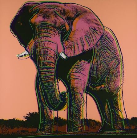 シルクスクリーン Warhol - Elephant 