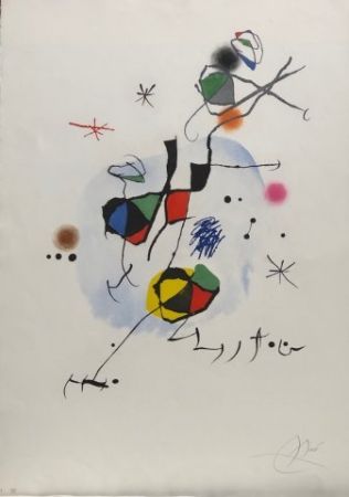 エッチング Miró - Els castellers