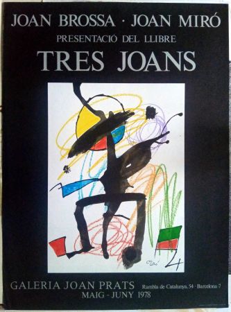 掲示 Miró - Els tres Joans  - Prats - 1978