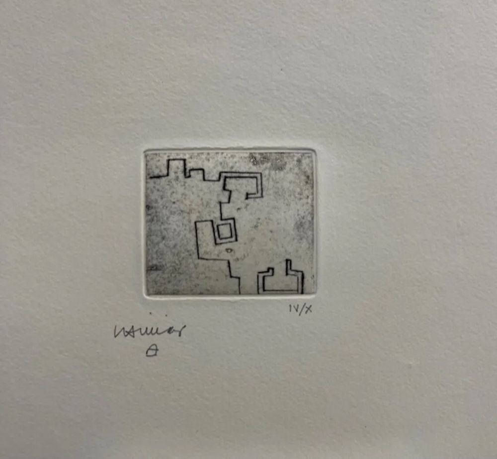 エッチング Chillida - Enda VII