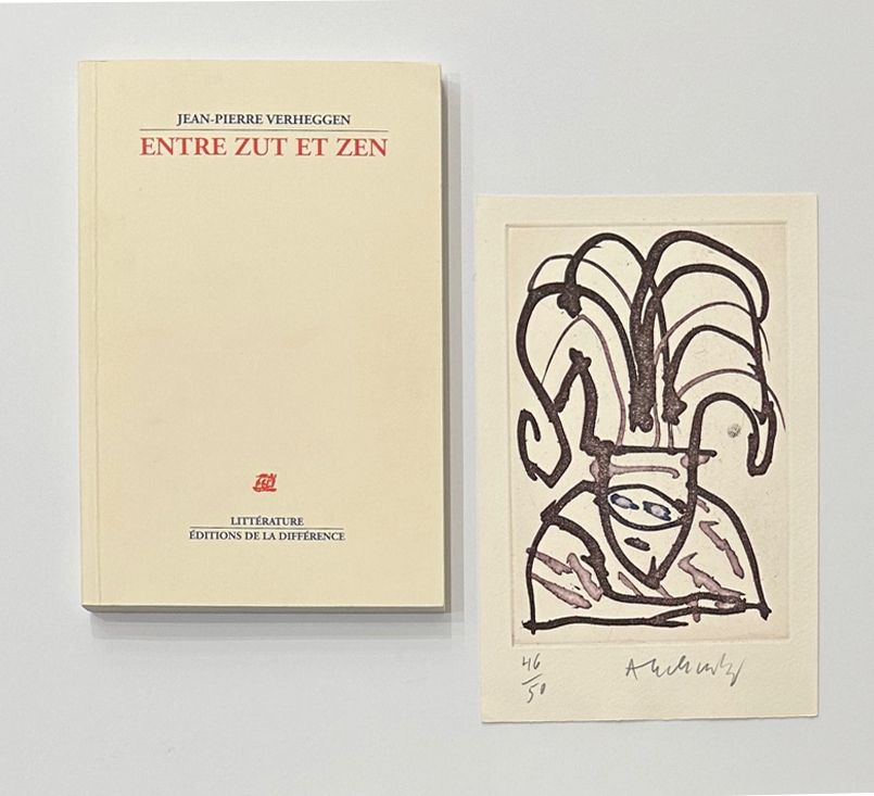 挿絵入り本 Alechinsky - Entre zut et zen