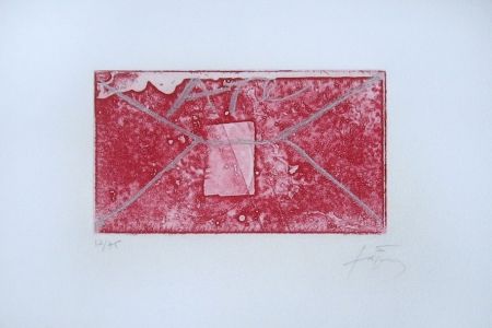彫版 Tàpies - Enveloppe