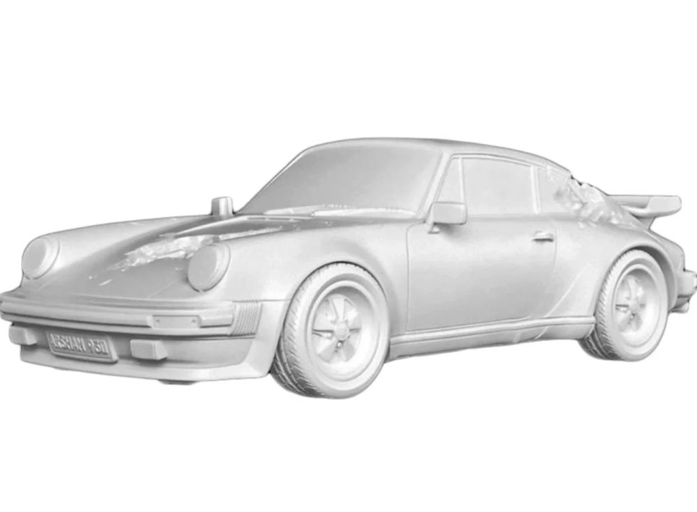 多数の Arsham - Eroded 911 Turbo Figure (white)