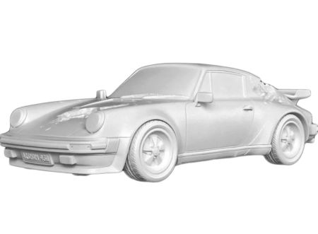 多数の Arsham - Eroded 911 Turbo Figure (white)