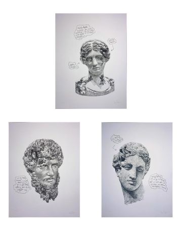 シルクスクリーン Arsham - Eroded Classical Prints 