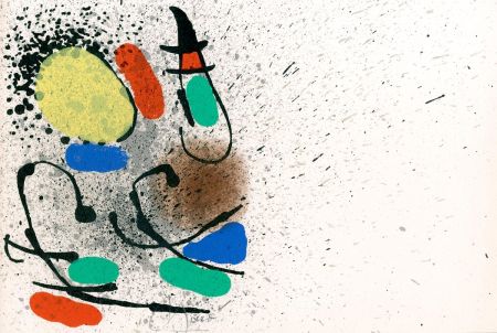 リトグラフ Miró - Errantes graminées