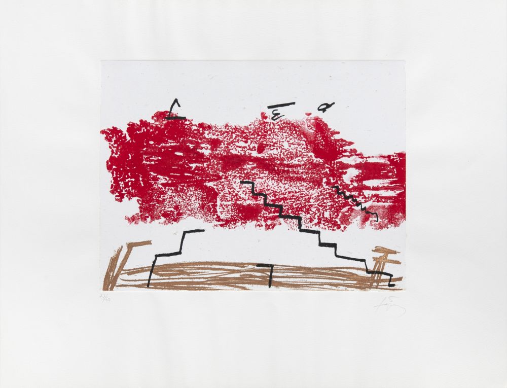 彫版 Tàpies - Escalier 