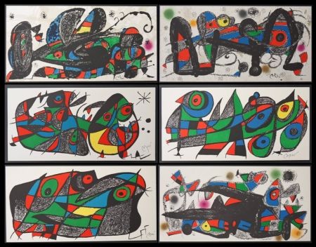 リトグラフ Miró - Escultor - 7 lithos