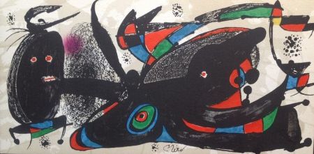 リトグラフ Miró - Escultor : Gran Bretaña