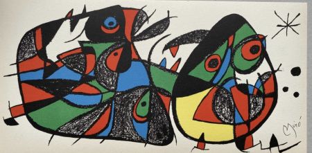 リトグラフ Miró - Escultor Italie
