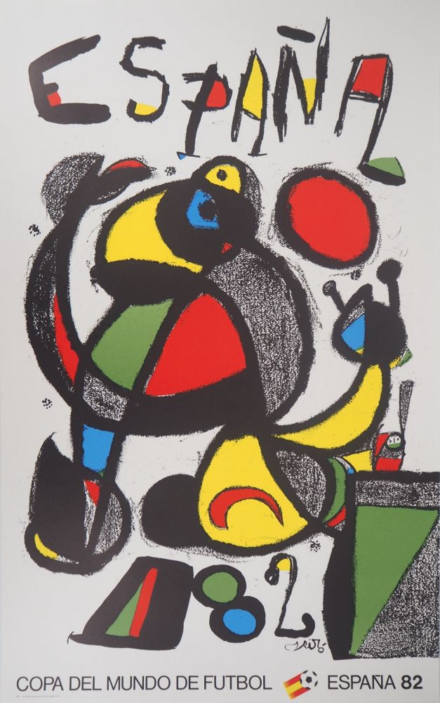 挿絵入り本 Miró - Espana, personnage surréaliste