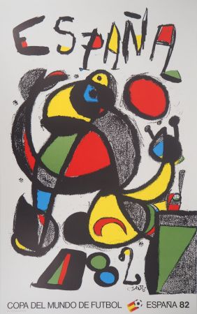リトグラフ Miró - Espana, personnage surréaliste