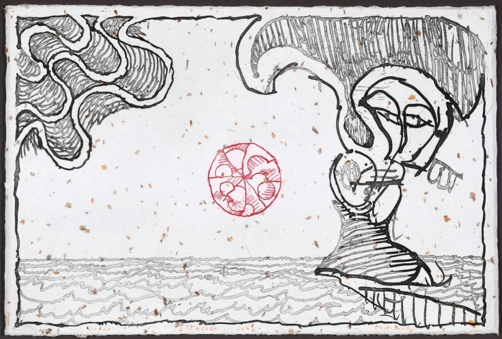 エッチングと　アクチアント Alechinsky - Estacade