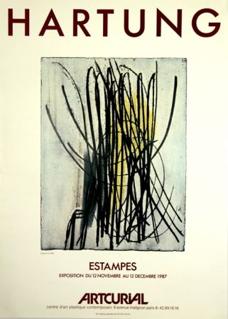 オフセット Hartung - Estampes  Artcurial