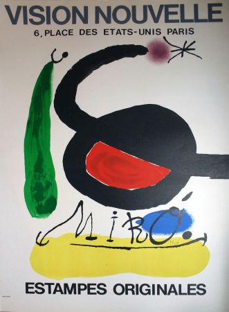 リトグラフ Miró - '' Estampes Originales '' Vision Nouvelle