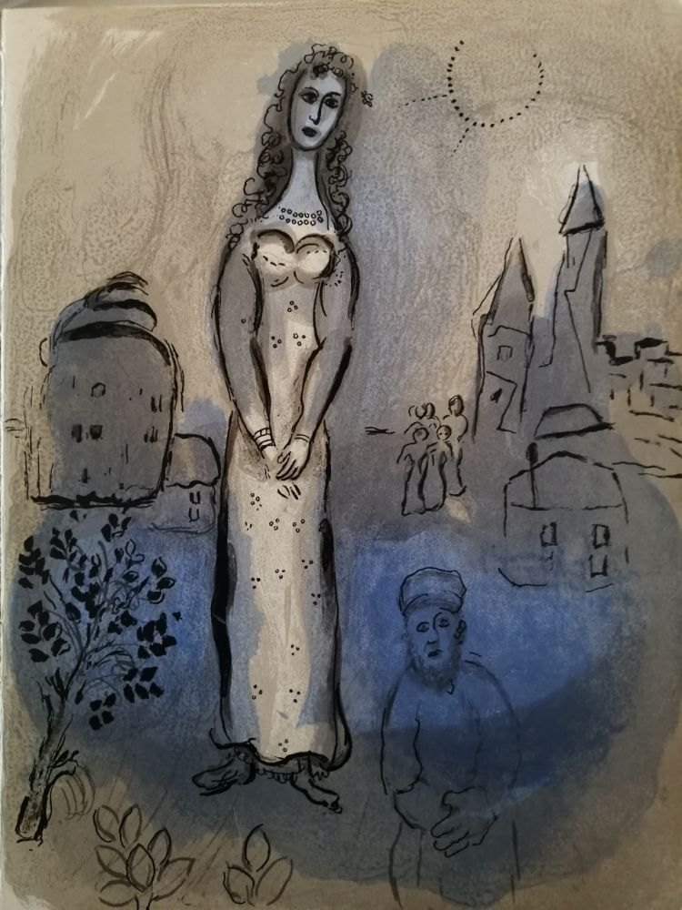 リトグラフ Chagall - Esther