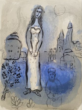 リトグラフ Chagall - Esther