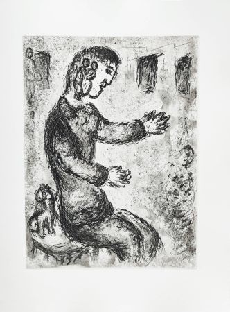 エッチング Chagall - Et sur la terre