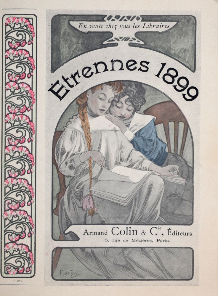 リトグラフ Mucha - Etrennes 1899, 1899