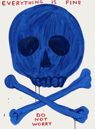 シルクスクリーン Shrigley - Everything is Fine