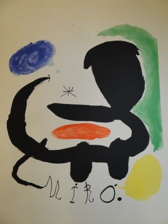 リトグラフ Miró - Exhibition 