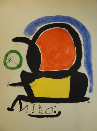 リトグラフ Miró - Exhibition 